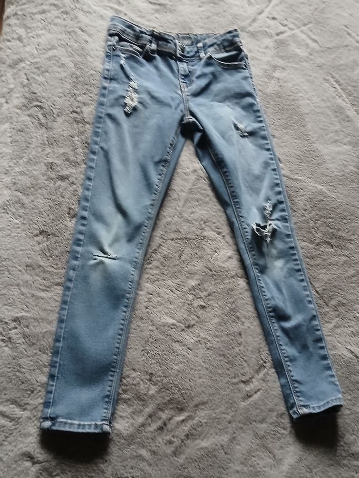 Jeans troué taille Élastique