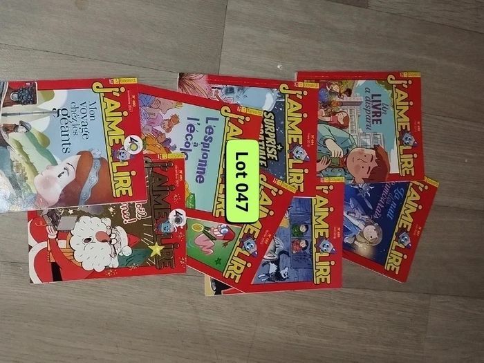 Lot de 8 magazines J’aime lire année 2017-18 L047  7593849148