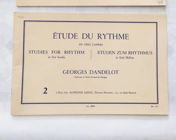 Étude et partition
