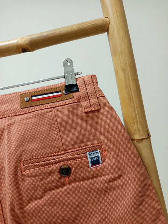Short Bermuda chino coton stretch armuré homme La Maison Blaggio neuf - photo numéro 6