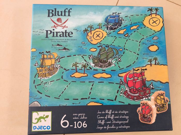 Jeux de société bluff pirates
