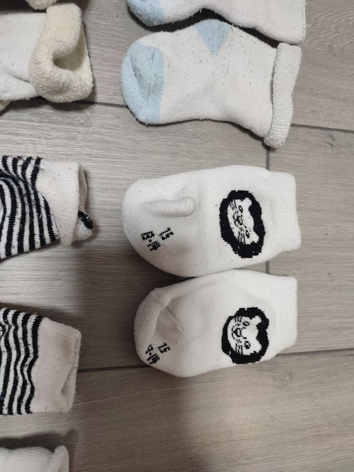 Chaussettes naissance 1 mois 13-15 - photo numéro 3