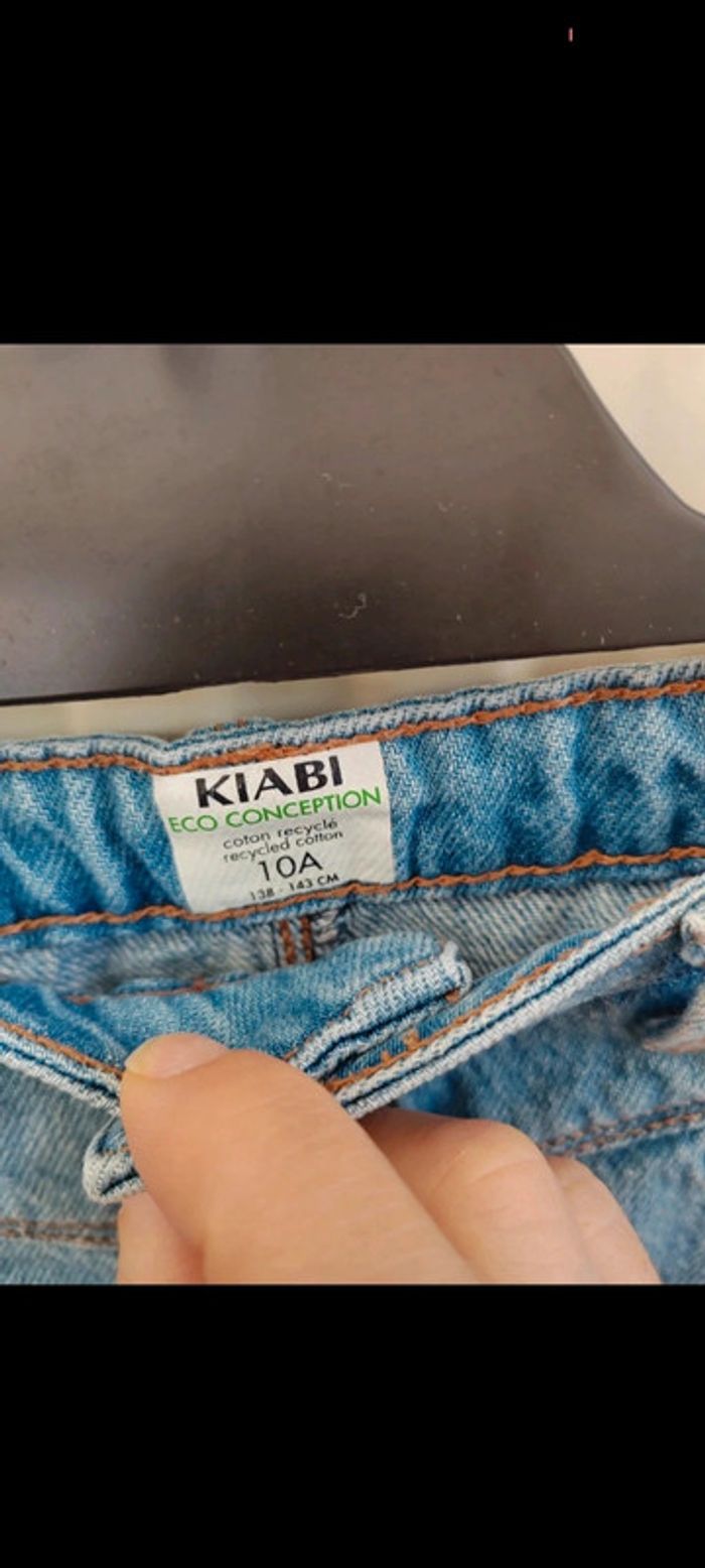 💙Jupe en jean bleu 10 ans Kiabi - photo numéro 3