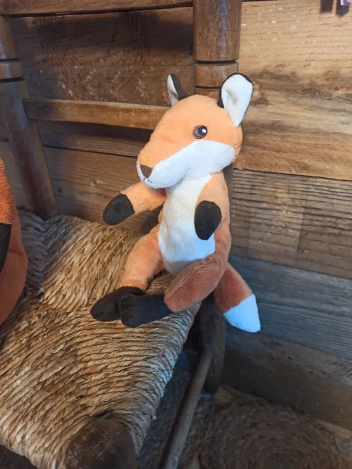 Peluche maman et bébé renard Ikea tbe - photo numéro 5