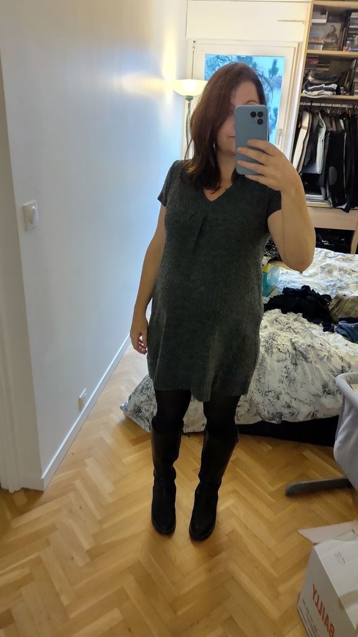 Robe en laine maternité - photo numéro 3