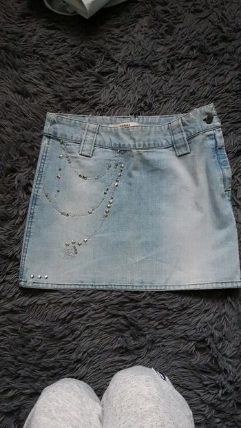 Mini jupe jean