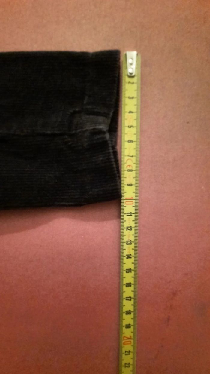 Veste côtelée noire fille T. 10 ans - photo numéro 5