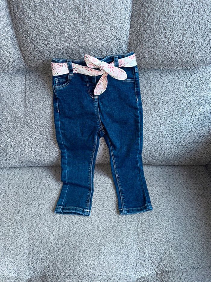 Jean slim bleu Tape à L’œil