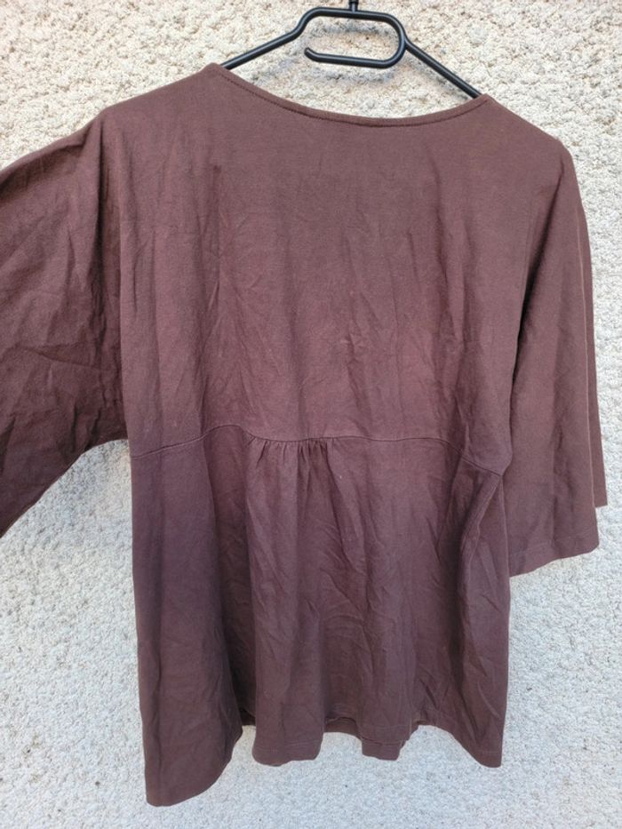 T-shirt haut à motif fleuri vintage chic - photo numéro 3