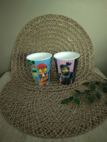 Lot de 2 verres LEGO avec effet 3D