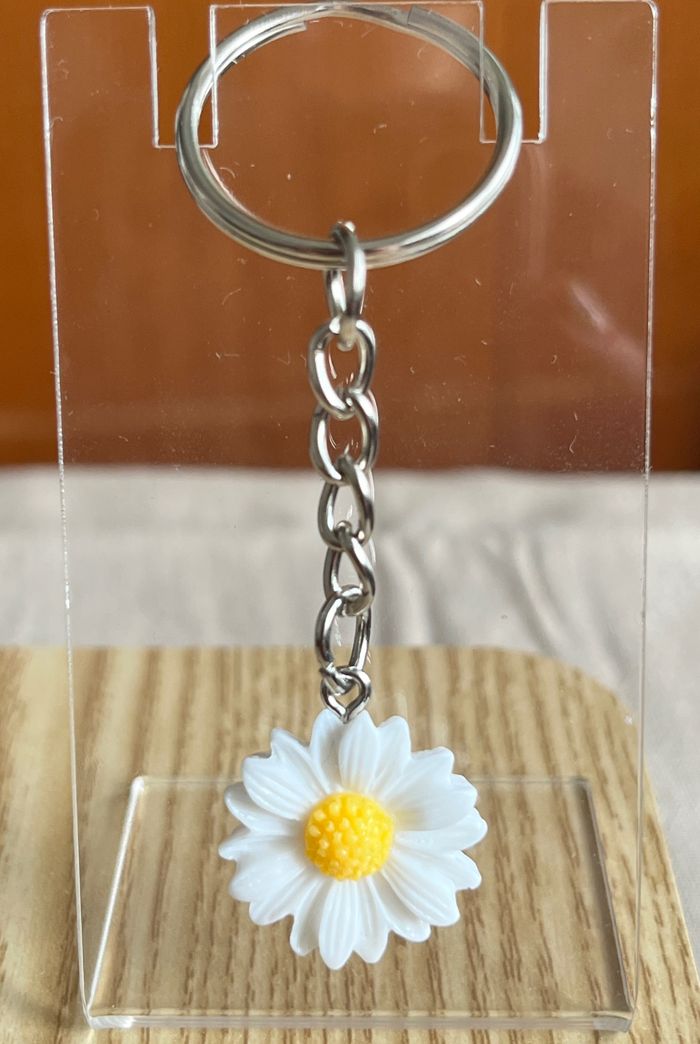 Porte clé marguerite