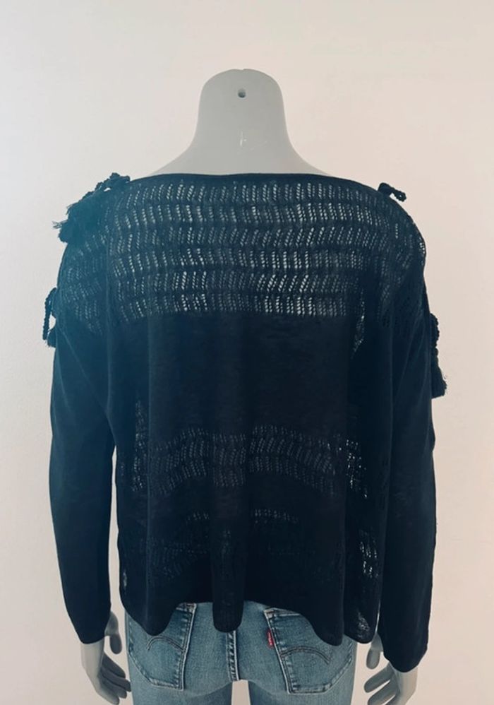 Maille Dylan noire Sézane – Taille 36 - photo numéro 2