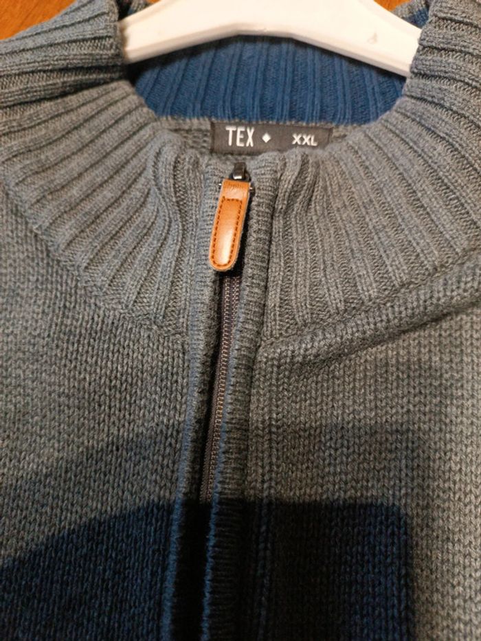 Gilet zippé gris TEX XXL - photo numéro 3