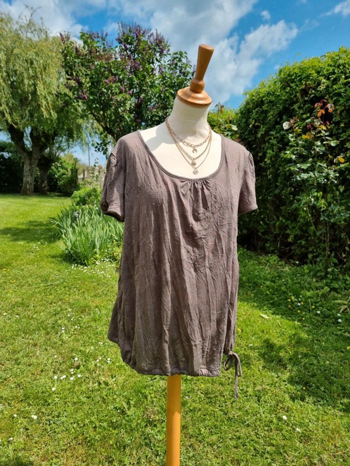 Armand Thiery blouse marron * taille 4 * - photo numéro 8