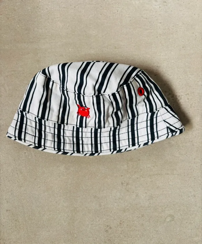 Bob chapeau à rayures bébé crabe Sergent Major neuf