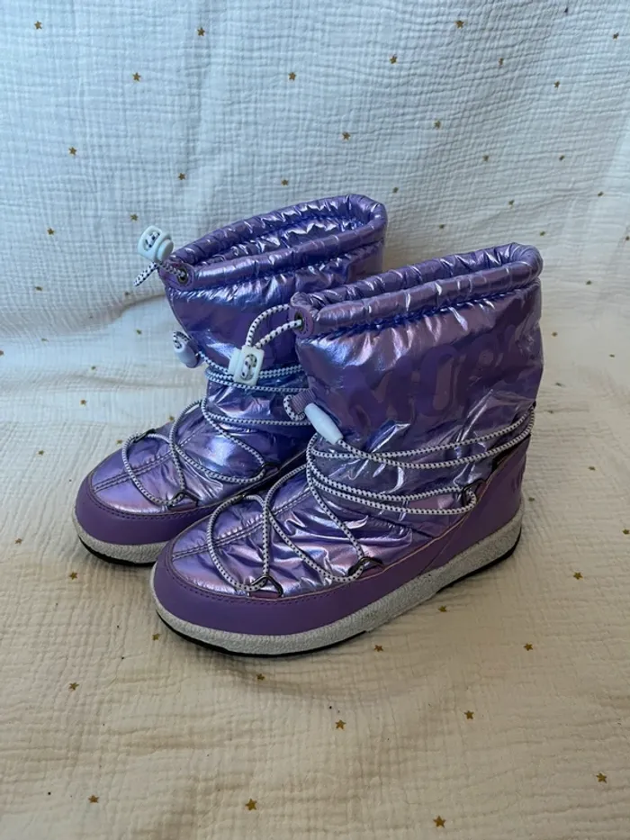 Moon Boot Enfant violettes – Imperméables – Taille 31