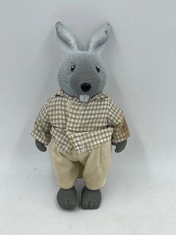 Figurine copains de la forêt Berchet le papa famille lapins 15 cm