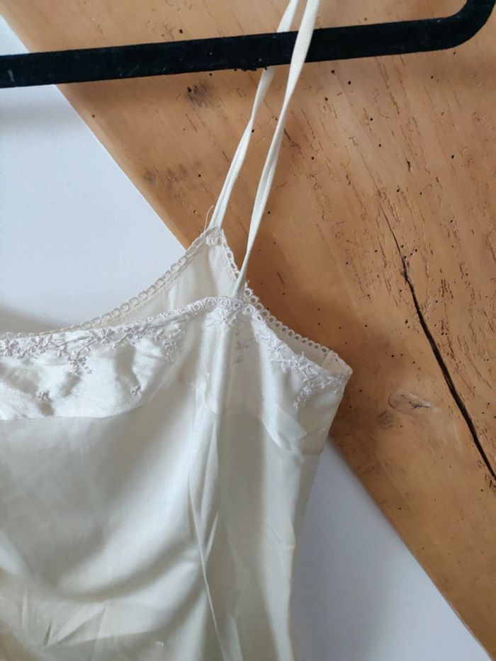 Débardeur Minouche vintage couleur crème - photo numéro 4