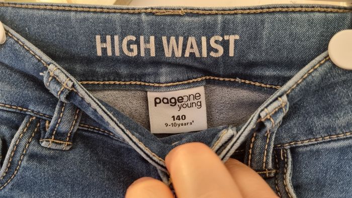 Pantalon jean page one young 10 ans - photo numéro 3