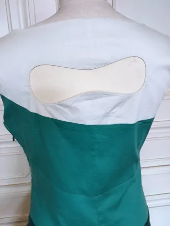 Skunkfunk Robe Preppy Graphique Dos ouvert TM