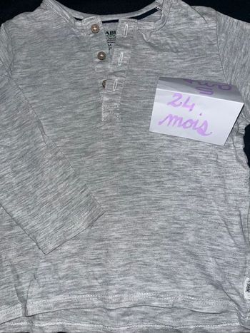 T-Shirt manches longues 24 mois