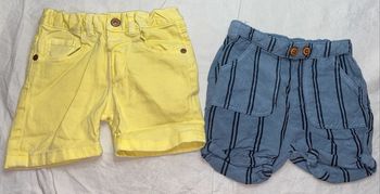 lot shorts Zara  12 mois