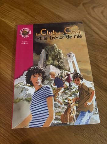 Livre enfant Le club des cinq et le trésor de l’île