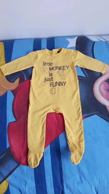 Pyjama garçon en tissus taille 6 mois