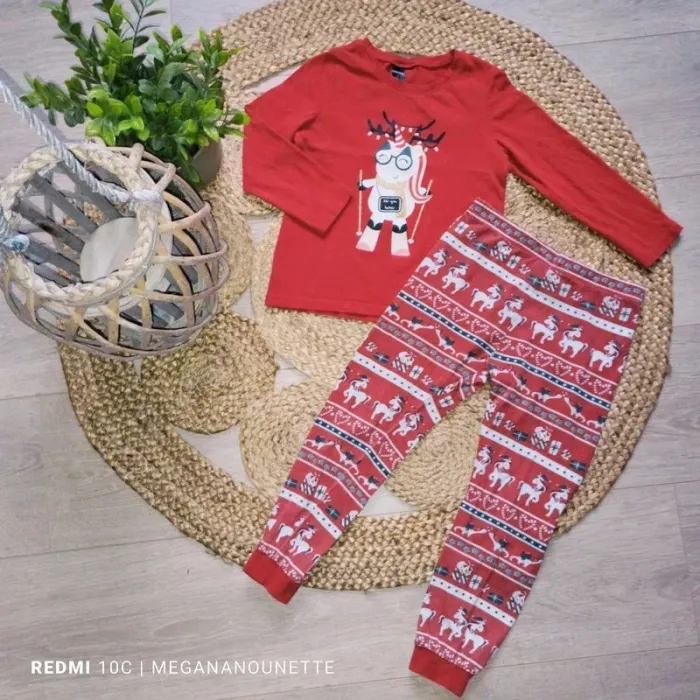 🎅🎁 Pyjama de Noël H&M fille – Magie & Style !