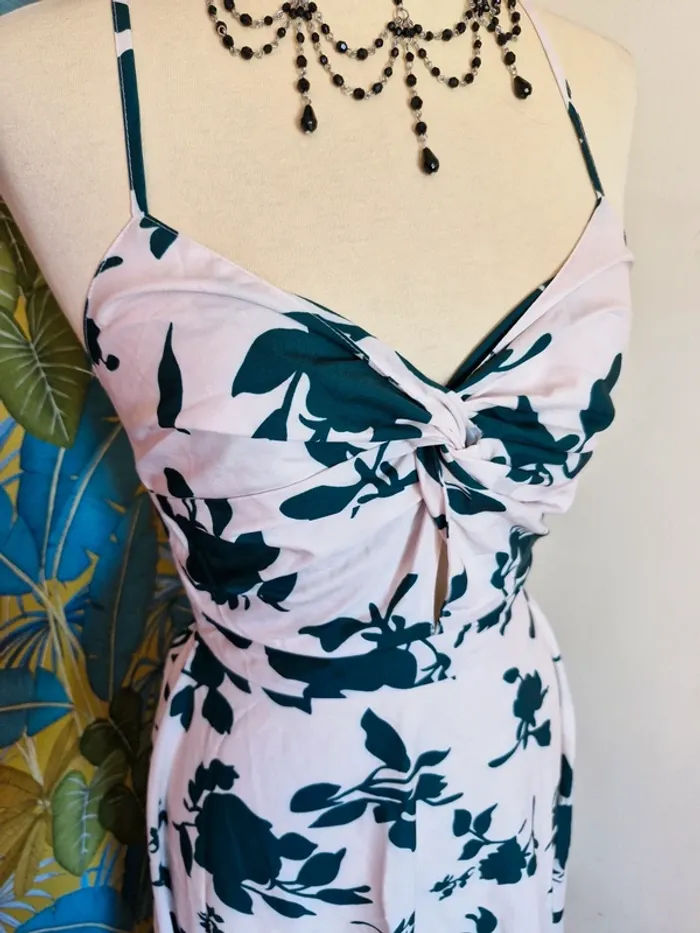Très belle robe été dos nu, imprimé floral - photo numéro 7