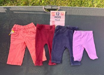 Lot de 4 pantalons