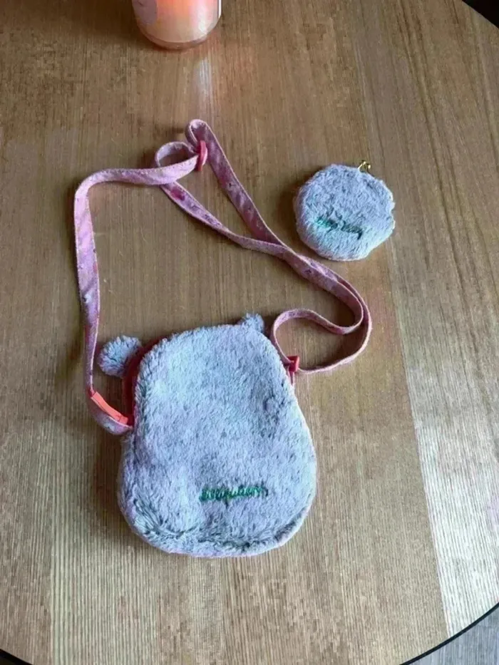 Sac à main et porte-monnaie Les Liliputiens - Très bon état - photo numéro 2