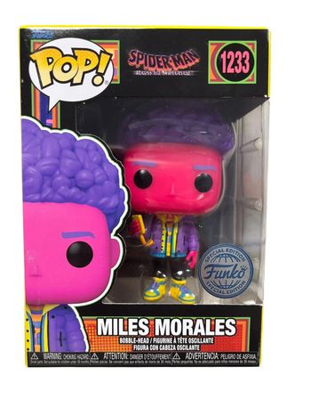 Figurine Funko Pop Marvel Spider-Man Miles Morales Spécial Édition numéro 1233 neuf