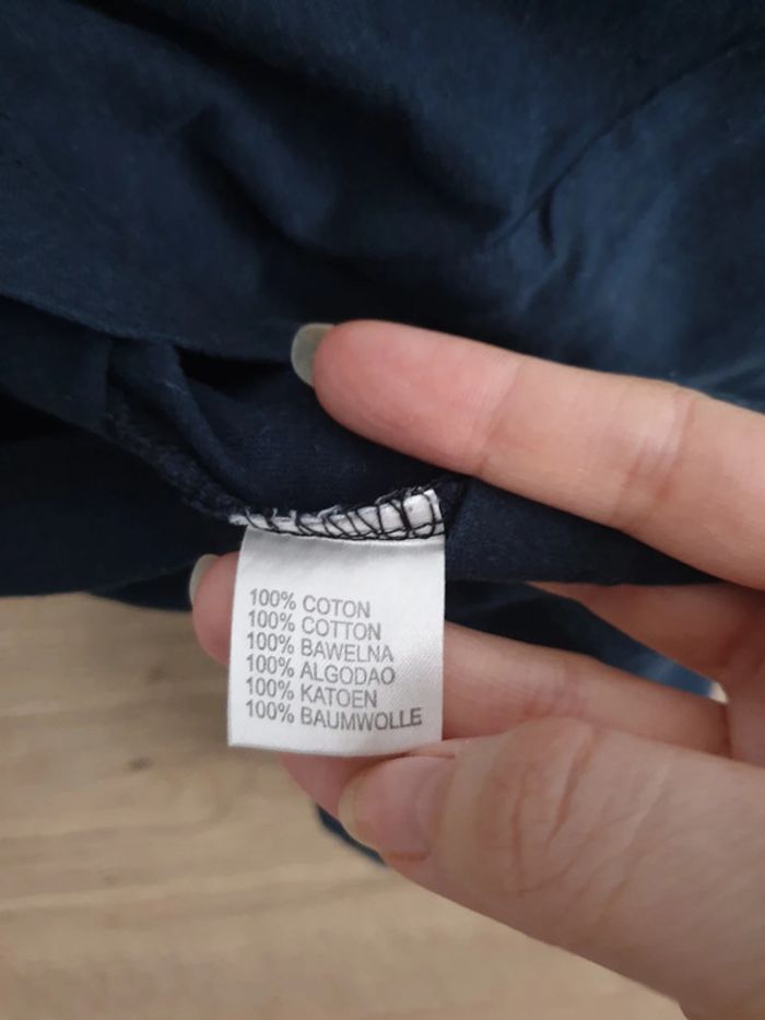T shirt bleu foncé - photo numéro 5