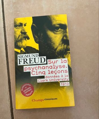 Sur la psychanalyse Sigmund Freud 