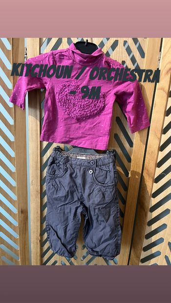 Ensemble fille hiver 9m