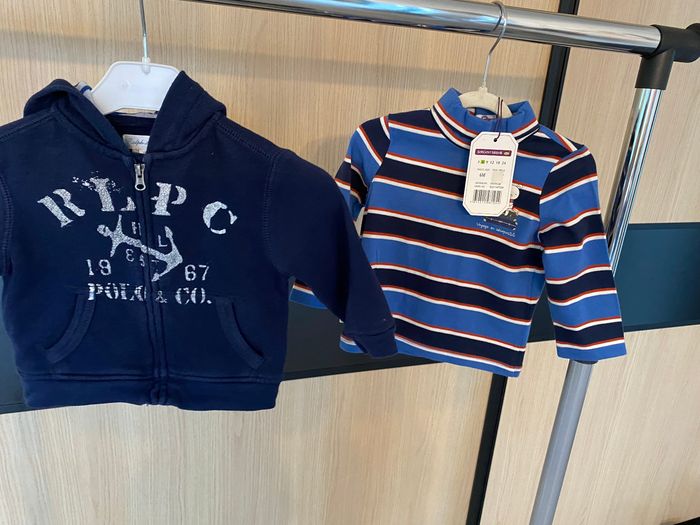Lot 6 mois Ralph lauren sergent majeur