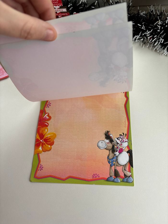 Fin de bloc diddl A5 - diddlina galupy - ancienne collection - vintage - photo numéro 2