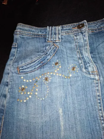 Jupe en jean taille 38
