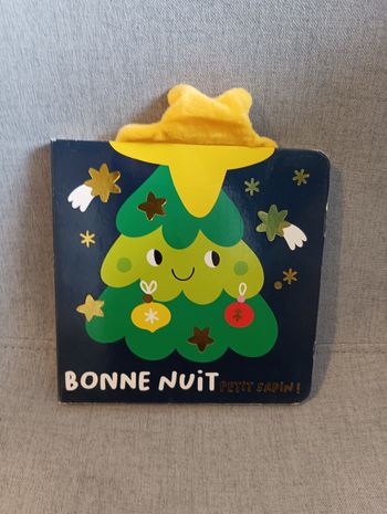 Livre cartonné bébé bonne nuit thème de Noël