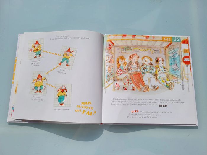 Beau livre La Drôle de maladie de P'tit bonhomme - photo numéro 4