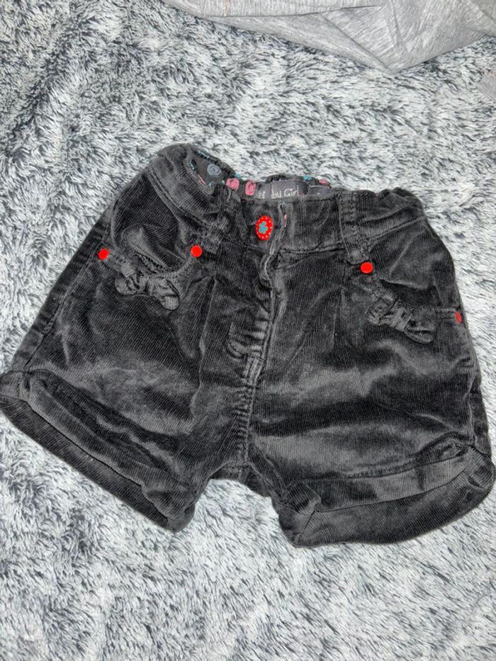 Ensemble short velours + t-shirt - photo numéro 3