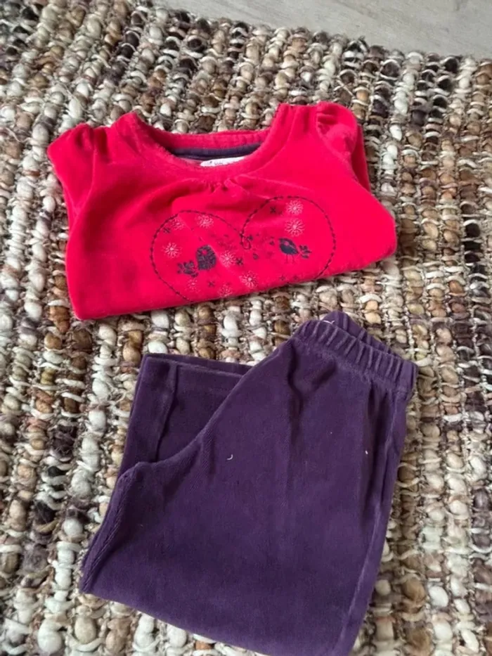 Pyjama fille 2 pièces 2 ans Gemo - photo numéro 5