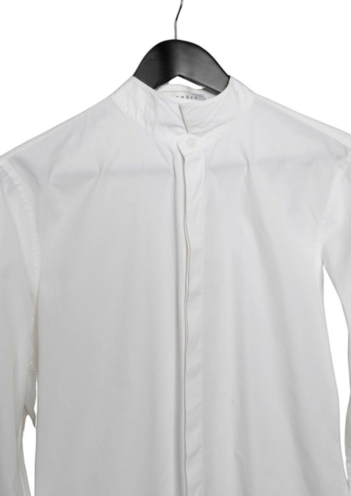 Chemise blanche col rond Sandro Paris Taille M - photo numéro 3