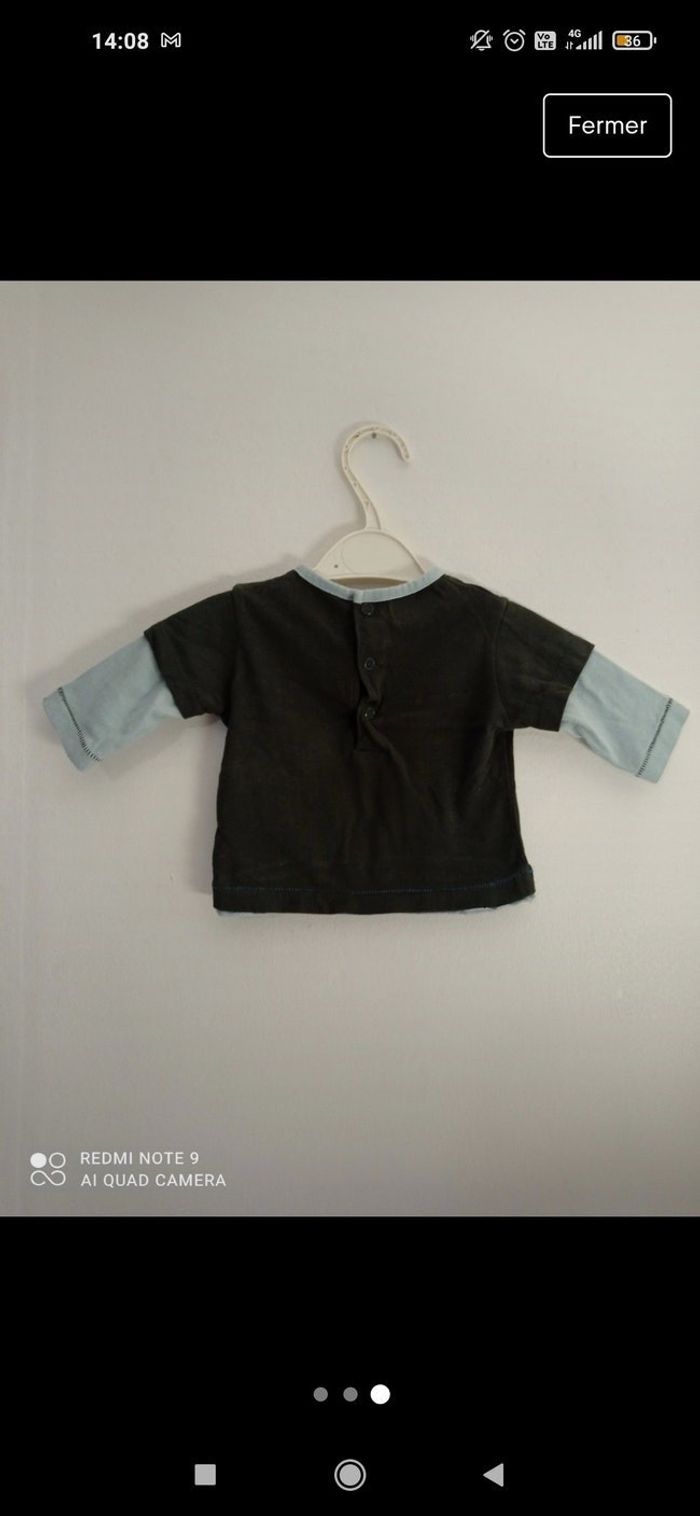 T-shirt la compagnie des petits 3 mois - photo numéro 2