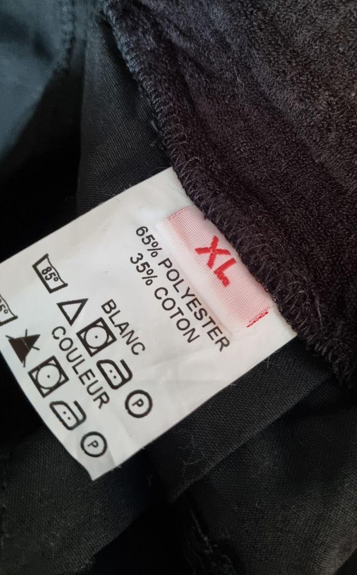 Pantalon  noir multiples poches taille XL mixte - photo numéro 6