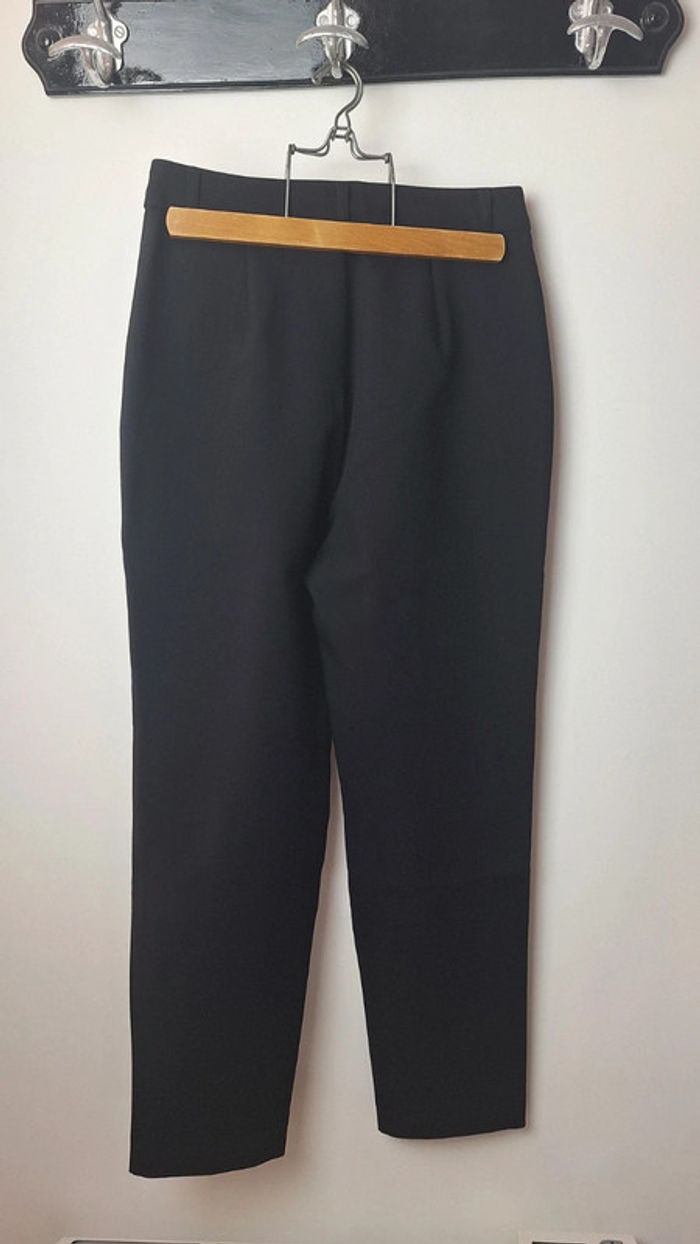 Pantalon à pince noir droit Cache Cache 38 - photo numéro 2