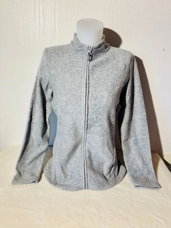 Veste polaire femme grise Decathlon taille L 🧥