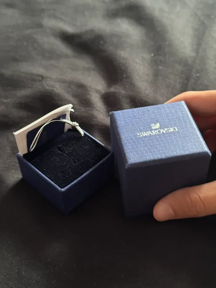 Bague Swarovski diamant qui bouge - photo numéro 5