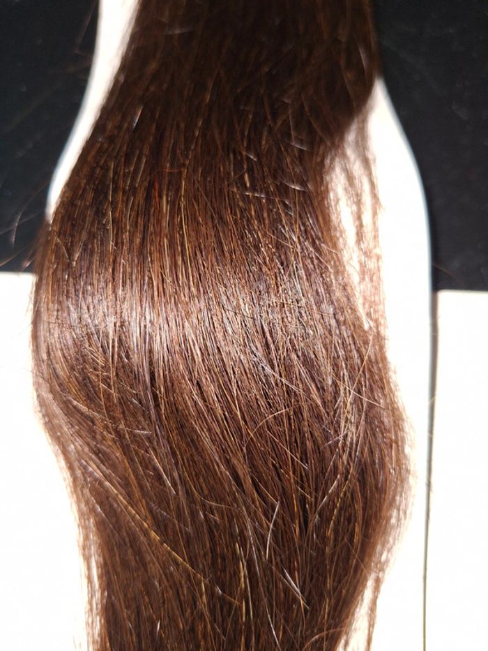 Extension de Cheveux kératine brun foncé 45cm - photo numéro 3